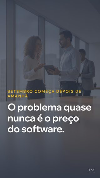 Quem liga alguma coisa nova agora vai descobrir uma coisa em outubro: o problema quase nun